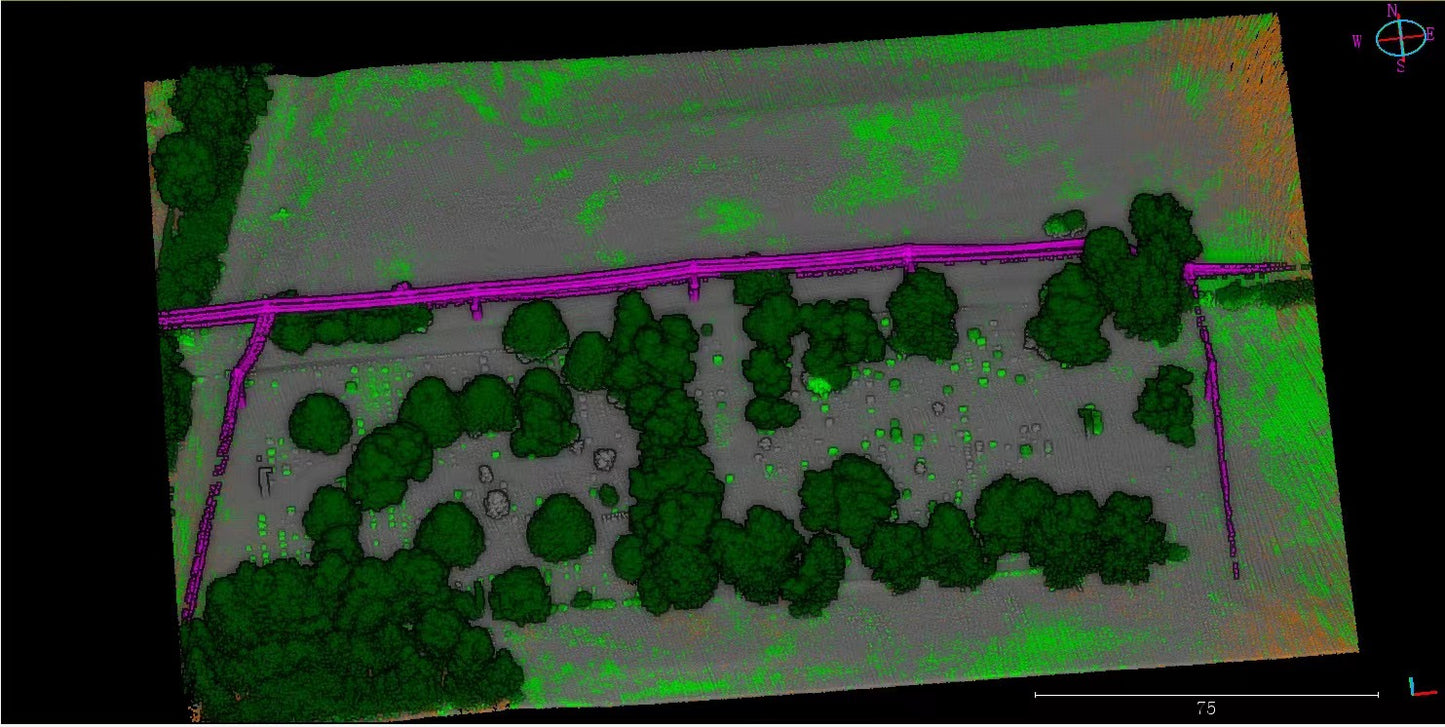 Aerial Mapping GS-100V LiDAR Solution 360 Degree FOV Laser