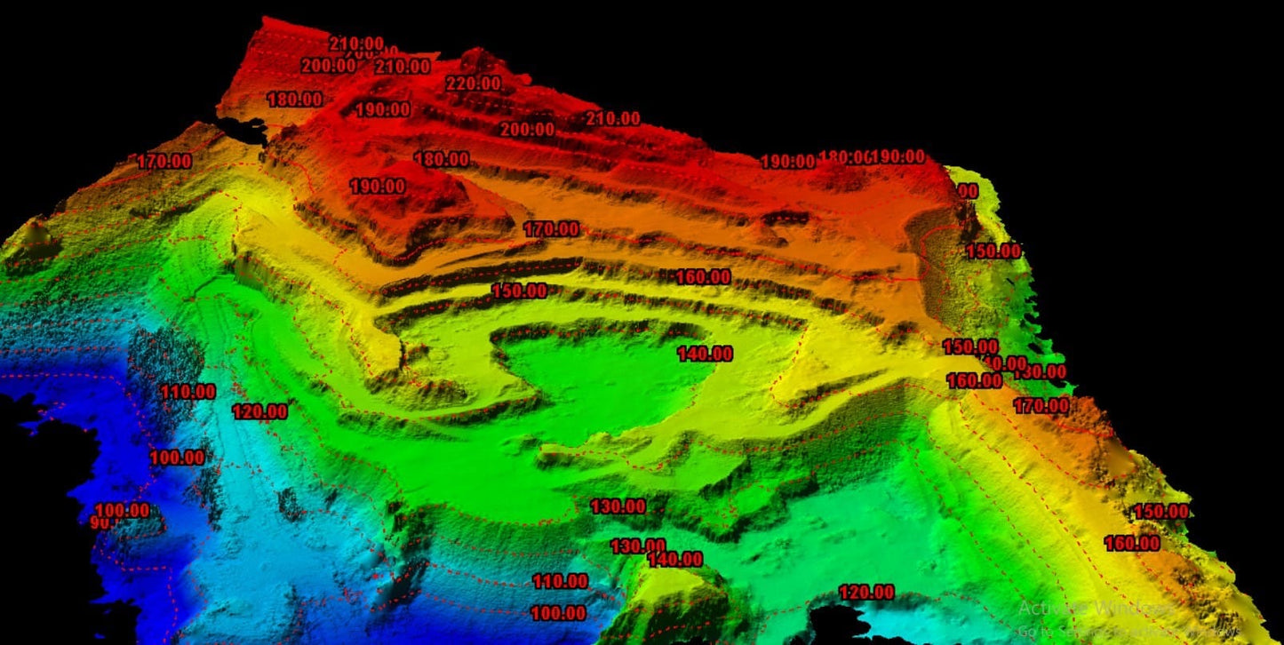 Terrain Mapping Aerial Surveying LiDAR GS-130X High Precision