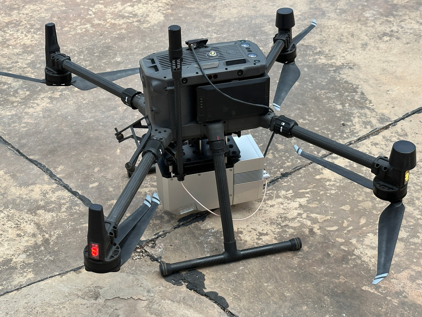 GS-1500N LiDAR 5 Echos Long Range Detection Aerial VTOL Mapping Solution